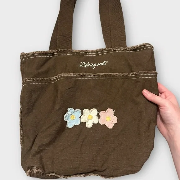Y2K Life is Good Flower Tote - Picture 2 of 8